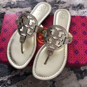 Tory Burch Miller Metallic sandals